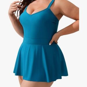 Cupshe Vibrant Blue Skater Dress